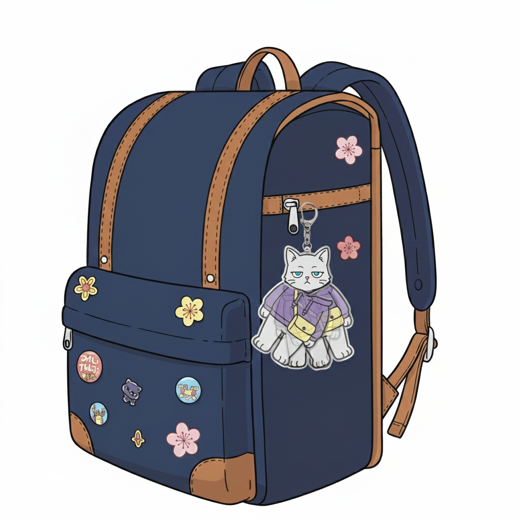 ゆらゆらアクリルキーホルダー